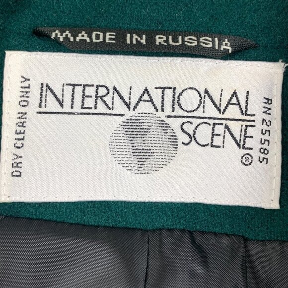 International Scene Made In Russia Wool Blazer/Jacket With Gold Buttons 11/12 - Picture 7 of 8